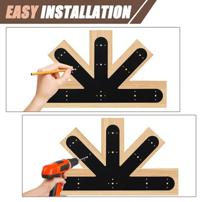 36.2x20.4 Gable Plate, Powder Coated Gable Bracket - size: W shape