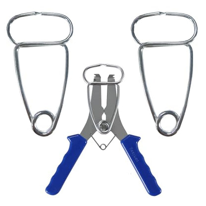 2 Pack Miter Spring Clamps Joint Corner Clamps Holder Clip Spring Miter Clamp for Spring Loaded Pliers Woodworking Picture Frame Wood Trim Moldings Moulding Miter Corners Mitered Joint Frames