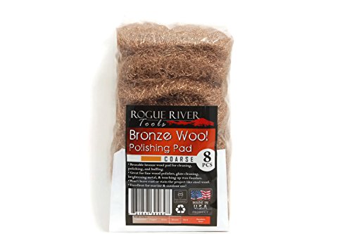 Rogue River Tools Bronze Wool Pads (8pc) - Coarse - style: Coarse