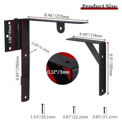 2 Sets Gate Kit Gate Corner Brace Bracket Heavy Duty Anti Sag Gate Frame Kit with a Self-Locking Gate Latch, Gate Kits for Wooden Fence Garden Wooden Driveway Gates,Shed Doors, Corral Gates - size: Fence Gate Kits 2 Set