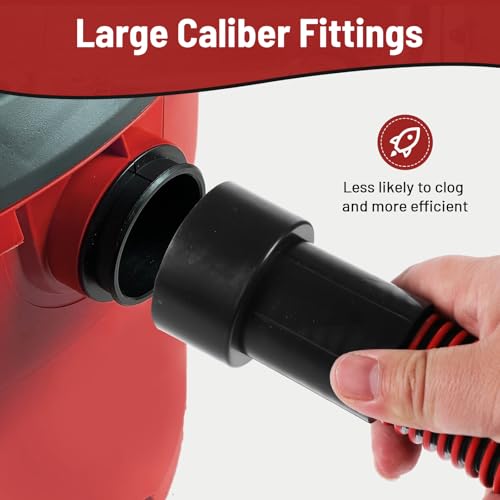 KLABB 10 Feet Dust Collection Hose Kit for Shop Vacuums - size: 10FT