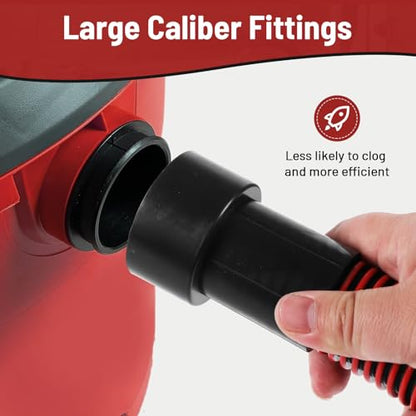 KLABB 10 Feet Dust Collection Hose Kit for Shop Vacuums - size: 10FT