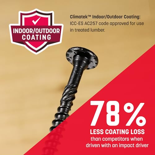 GRK Fasteners RSS™ 5/16 x 3-1/8" Rugged Structural Screws, Black, 25 PCS (4PK) - size: 5/16" x 3-1/8" Multipack