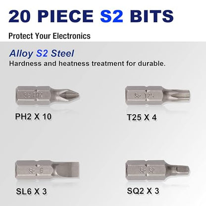 276pc Titanium Twist Drill Bit Set with S2 Bits 135° Tip High Speed Steel, Size from 1/16" up to 1/2", Ideal in Wood Cast Iron Aluminum Alloy Plastic Fiberglass, Clear Lid Case - size: 276 Piece Twist Drill Bits Set 135°