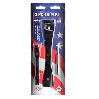 Mayhew Tools 98606 Utility Bar Set, Black Oxide Finish, 3-Piece Trim Kit - size: 3-Piece Trim Kit