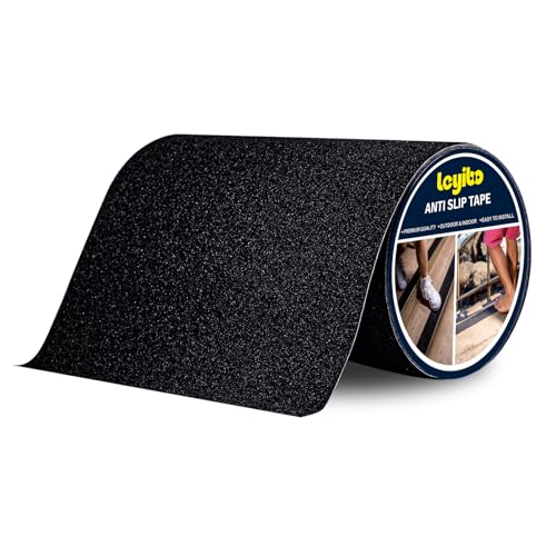 Anti Slip Tape 8" x16' - Waterproof Outdoor Grip Tape for Stairs - size: 8" X 16'