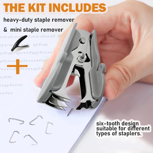 Aterflym Professional Staple Remover & Puller, Without Tearing
