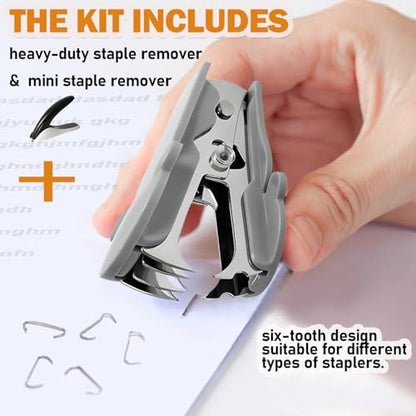 Aterflym Professional Staple Remover & Puller, Without Tearing