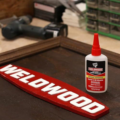 DAP 7079800131 RapidFuse Wood Adhesive, 4-oz. - Quantity 6