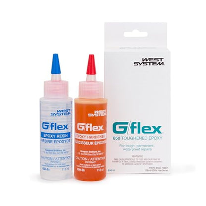 West System G/Flex 650 Aluminum Boat Repair Kit | Toughened Epoxy