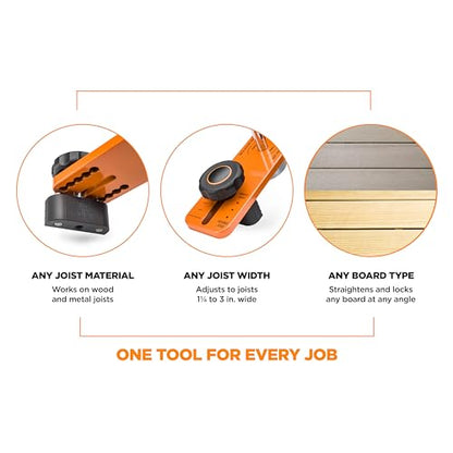 CAMO LEVER Deck Board Bending, Straightening and Locking Tool