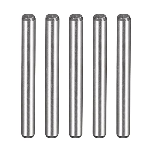 uxcell 1/8-Inch x 1-1/4-Inch Dowel Pins, Heat Treated Alloy Steel for Extra Hardness, Bright Finish and Accurate Alignment 5pcs - size: 1/8-Inch x 1-1/4-Inch