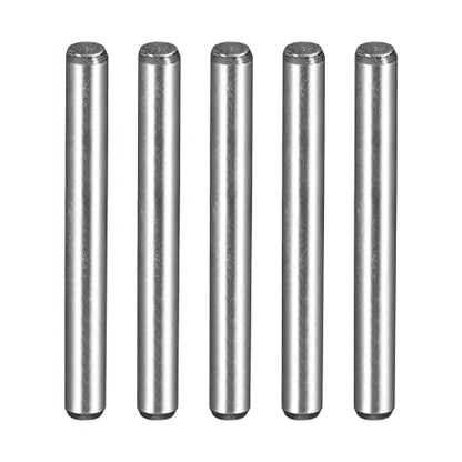 uxcell 1/8-Inch x 1-1/4-Inch Dowel Pins, Heat Treated Alloy Steel for Extra Hardness, Bright Finish and Accurate Alignment 5pcs - size: 1/8-Inch x 1-1/4-Inch