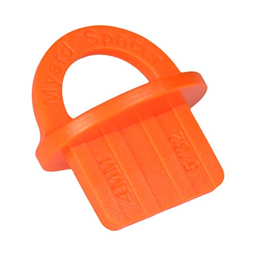 Myard 5/32 Inch Deck Board Jig Spacer Rings, 20 Packs Deck Spacers - size: Orange 5/32" (4mm)