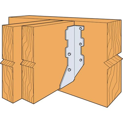 Simpson Strong-Tie LUS28-2SS Light Face-Mount Joist Hanger - 3-1/8 in. (W) x 7 in. (H) x 2 in. (B), Fits Double 2x8 Joists, 18 Gauge Stainless Steel, Hurricane Rafter Ties (Pack of 10)