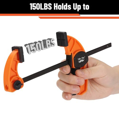 Mr. Pen- Bar Clamps for Woodworking, 6", 2 Pack, Orange - style: 6 Inch