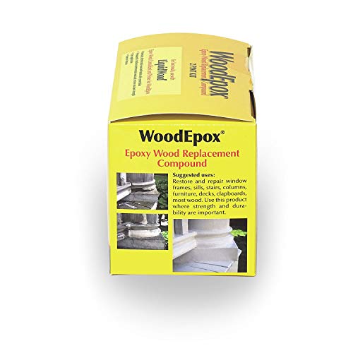 Abatron WoodEpox Kit - 2 Pint - 2-Part Structural Epoxy Adhesive Filler - Wood Filler Putty - size: 32 fluid ounce