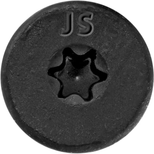 Jake Sales 15x3-1/2 Black Wafer Head Structural Lag Screws. Used for Log Construction, Timber Framing, Laminated Beams and Pole Barns Among Other Uses. T-30 Torx/Star Drive (Full Box ~500 Screws) - size: 3-1/2"