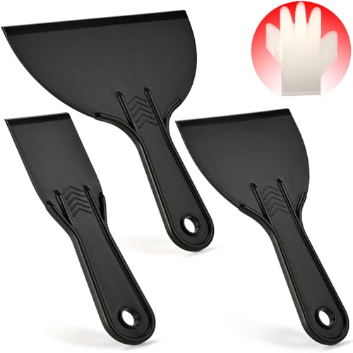 Plastic Putty Knife Set – 2" 4" 6" Spackle Knives & Paint Scrapers