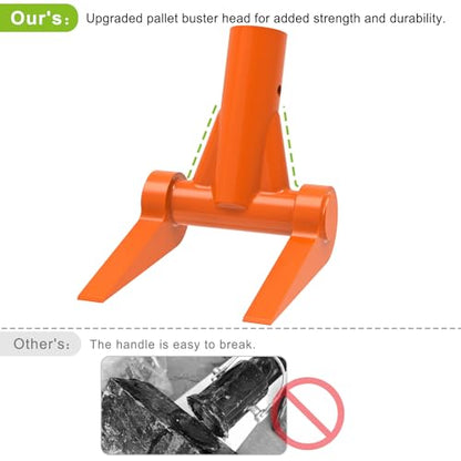 Insaga 110 Degree Pallet Buster Head Deck Board Removal Tool - color: Pallet Buster Head -110°angle