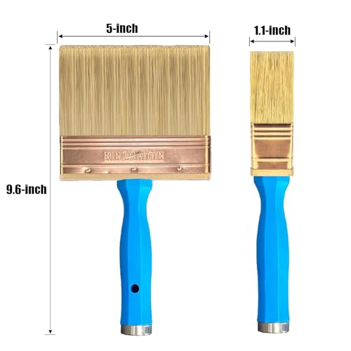 King Origin Deck Stain Brush, 5 Inch Deck Paint Brush - size: 5-Inch