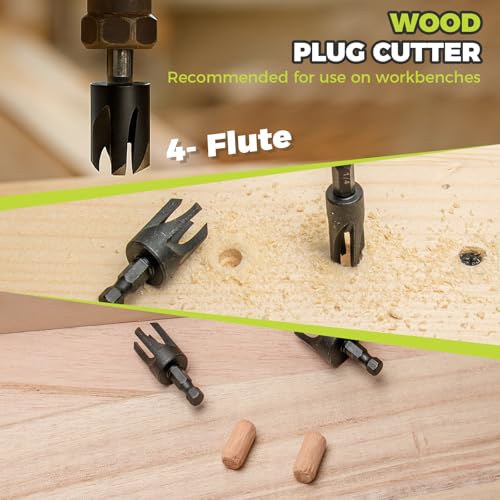 Countersink Drill Bit Set, 16PCS M2 Cobalt Woodworking Tool Set