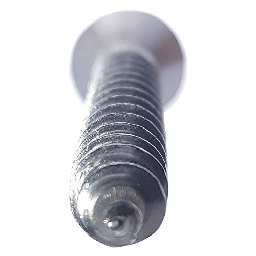 #8 x 2-1/2" Flat Head Sheet Metal Screws, Square Drive, Stainless Steel 18-8, Full Thread, Bright Finish, Self-Tapping, Quantity 50 By Fastenere - size: #8 x 2-1/2" (50 Pack)