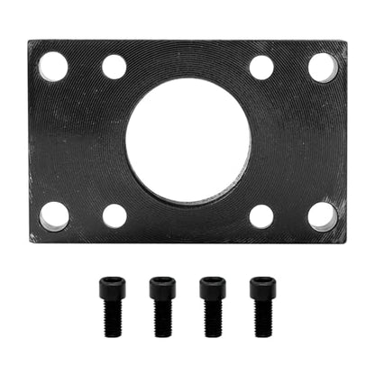 SC Cylinder FA-100 Accessories Square Flange Plate Cylinder Diameter Universal Fitting mounting Plate Fixing Frame with 4 Screws - color: FA, size: 100