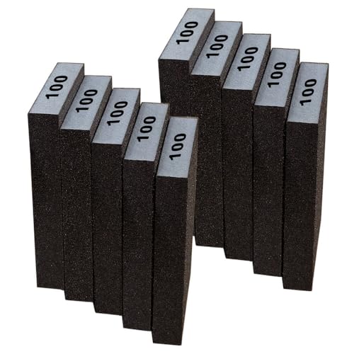 Sanding Sponge 100 Grit Sanding Block - Drywall Sanding Block for Wood - size: 100 Grit