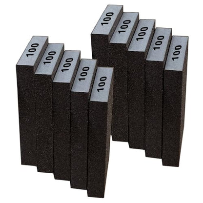 Sanding Sponge 100 Grit Sanding Block - Drywall Sanding Block for Wood - size: 100 Grit