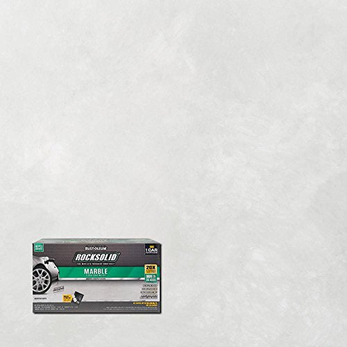 RockSolid Marble Floor Coating Kit, Mountain White - color: Mountain White