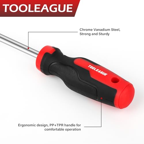 TOOLEAGUE 6Pcs Heavy Duty Trim Removal Tool Set - size: 3Pcs Short,3Pcs Long