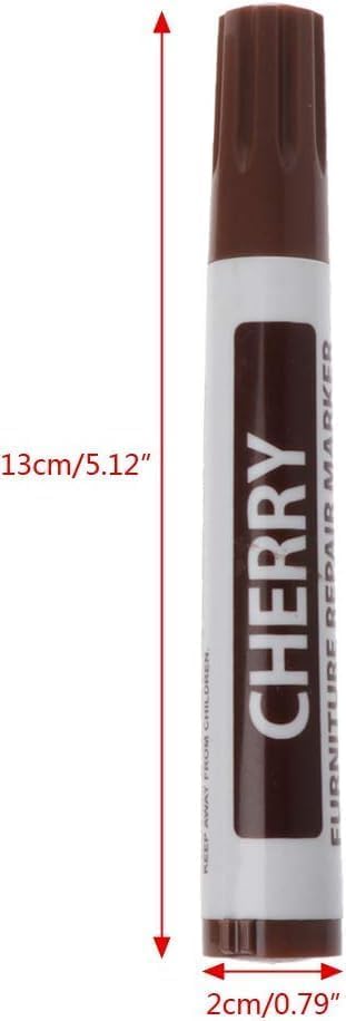 Brown Furniture Repair Wood Cabinet Floor Touch Up Markers Scratch Filler Remover - Mahogany,Wood Polish Care Scratch Covers and Removers