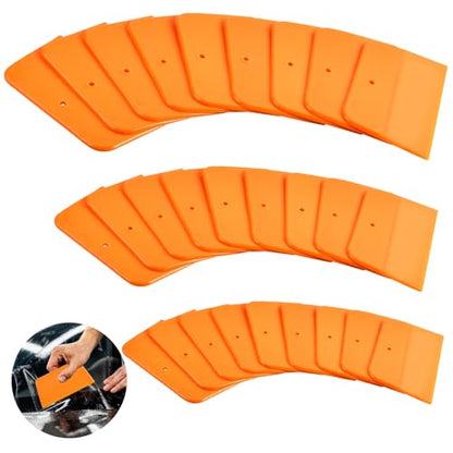 27 Pcs Body Filler Spreaders, 4, 5, 6 Inch Auto Plastic Putties Spreader, Automotive Body Fillers for Applying Fillers, Putties, Glazes, Caulks, Paint