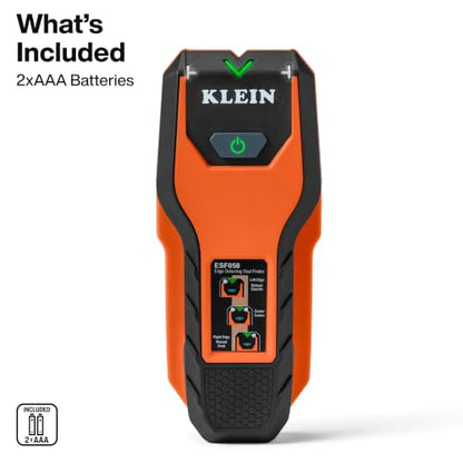 Klein Tools ESF050 Edge-to-Edge Stud Finder with LED Indicators - size: Edge-to-Edge