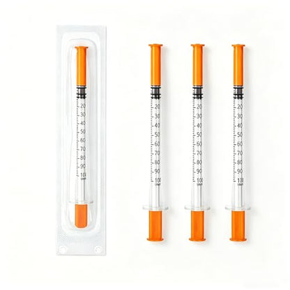 1ml/cc 29G 1/2", Individual Wrapped, 100 Pack - size: 1ml/cc 29G 1/2"