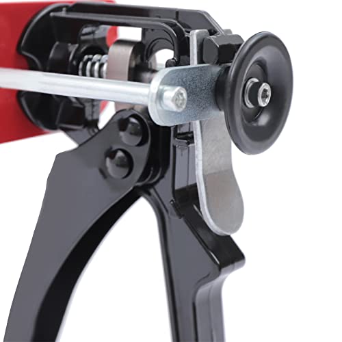 Double Barrel Manual Caulking Gun, 3-Rod Stable Structure, Ergonomic Handle, for 400ml/13.5oz (1:1) Sealant, for Kitchen, Bathroom, Window, Sink Joint Filling