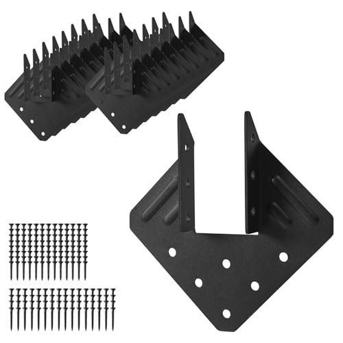 16Pcs Hurricane Tie for Rafter,Heavy Duty 2mm Thick Hurricane Strap - size: 16pcs, style: 2''x4''Hurricane Tie