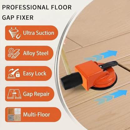 Floor Gap Fixer Tool,2026 New Heavy Duty Floor Gap Fixer Tool,Made of Iron & Enhanced Suction Cup for Fixer Laminate, Wood, Tile, Vinyl Floor Gap Repair Tool - Efficient Flooring Tools
