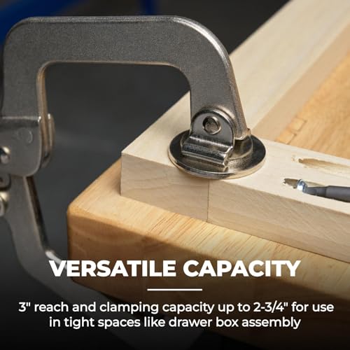 Kreg Premium Face Clamp, Woodworking Clamp, KHC-PREMIUM, 3-inch