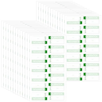 Harloon 210 Pcs Self Laminating Calibration Labels 2"x1" - size: 2"x1"