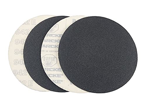 STARCKE 7 Inch Hook and Loop No Hole Sanding Discs, 220 Grit 25 Pack - color: 220 grit, size: 25 Pack