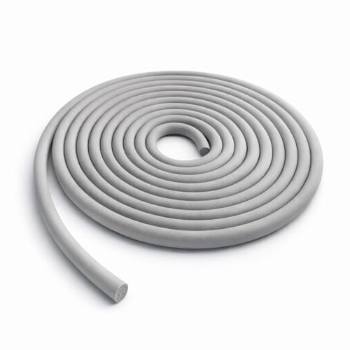 Backer Rod 1/4 inch, EPDM Closed-Cell Foam Caulk Saver for Expansion Joint Filling, Gap Sealing, Concrete Cracks, Windows and Doors, Gray (33ft) - size: 33 ft