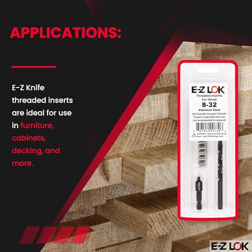 E-Z LOK Thread Repair Kit, 8-32 - size: 8-32, style: Stainless Steel