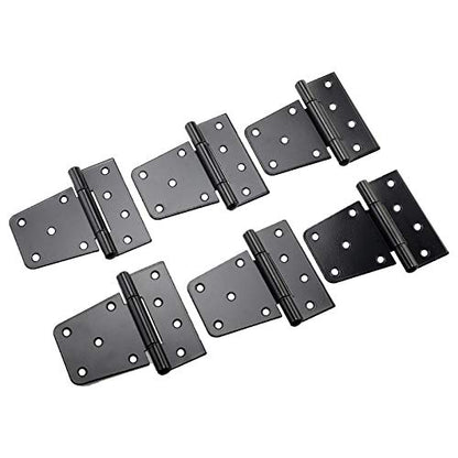 6 Pack 3.5 Inch Heavy Duty Gate Hinges, Barn Door Hinges with Screws