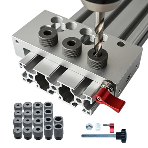 Aluminum Profile Drill Guide Access Hole Drill Jig,Portable Drilling Guide, Craftsman Tool Accessory