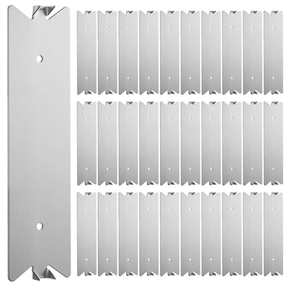 30Pcs Nail Plate for Wood Studs - 6 x1.5 Inch Metal Cable Protector Safety Plate with Sharp Pointed Prongs for Plumbing & Wiring