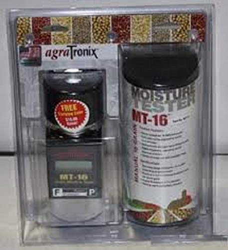 Agratronix MT-16 Portable Grain Moisture Tester with Digital Meter Display