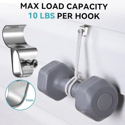 HUXOR Vinyl Siding Hooks with Screws, Siding Clips for Solar Light, 15 Pack - size: 15 Pack