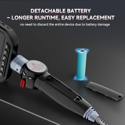 Ralcam Articulating Borescope for Mechanic Automotive HVAC Wall Inspection - size: 3.0mm